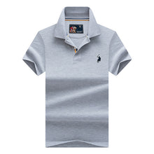 Laden Sie das Bild in den Galerie-Viewer, Brand New Fashion Men Polo Shirts 2018 Summer Luxury horse embroidery Breathable Camisa Masculina Soft Cotton solid Polo Men