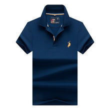 Laden Sie das Bild in den Galerie-Viewer, Brand New Fashion Men Polo Shirts 2018 Summer Luxury horse embroidery Breathable Camisa Masculina Soft Cotton solid Polo Men
