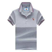 Laden Sie das Bild in den Galerie-Viewer, Brand New Fashion Men Polo Shirts 2018 Summer Luxury horse embroidery Breathable Camisa Masculina Soft Cotton solid Polo Men