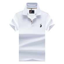 Laden Sie das Bild in den Galerie-Viewer, Brand New Fashion Men Polo Shirts 2018 Summer Luxury horse embroidery Breathable Camisa Masculina Soft Cotton solid Polo Men