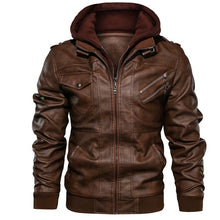 Carica l&#39;immagine nel visualizzatore di Gallery, Mountainskin 2019 New Men&#39;s Leather Jackets Autumn Casual Motorcycle PU Jacket Biker Leather Coats Brand Clothing EU Size SA722
