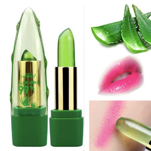 ALOE VERA Batom 99% Natural Temperature Change Color Jelly Lipstick Long Lasting Moistourizing Nutritious Lip tBalm Makeup