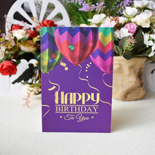 Laden Sie das Bild in den Galerie-Viewer, 3D Pop UP Cards Birthday Card for Girl Kids Wife Husband Birthday Cake Greeting Card Postcards Gifts Card with Envelope Stickers