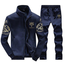 Carica l&#39;immagine nel visualizzatore di Gallery, Men&#39;s Sportswear Sets 2019 Spring Autumn Male Casual Tracksuit Men 2 Piece Zipper Sweatshirt + Sweatpants Brand Track Suit Set