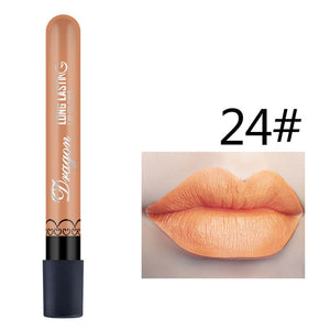 Best Selling Waterproof Lipstick Sexy Vampire lip stick matte velvet lipsticks Red lips color 28 color ladies Makeup cosmetics