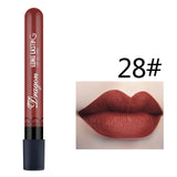Best Selling Waterproof Lipstick Sexy Vampire lip stick matte velvet lipsticks Red lips color 28 color ladies Makeup cosmetics