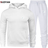 Men's Sets Hoodie And Pants Sweatsuit Male Sportswear Tracksuit Men Set 2019 Brand Sporting Suit Track Sweat Print AlpJackets
