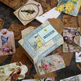 50 pcs/lot Vintage painting animal Tag mini message cards thank you card festival greeting postcard kids gift