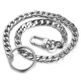 40cm Key Chains Metal Wallet Belt Chain Trousers Hipster Pants Hip Hop Rock Punk Street Keyring Anti-lost Keychain Men K404