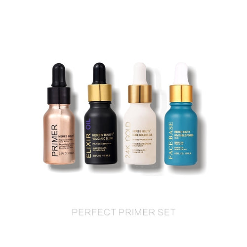 HERES B2UTY 24k Rose Gold/ Elixir Oil/ oil control/Invisible pores Face base/Primer/makeup primer base 5pcs