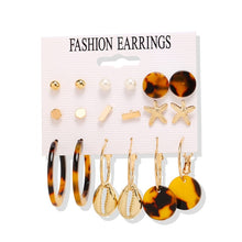 Laden Sie das Bild in den Galerie-Viewer, 17KM Tassel Acrylic Earrings For Women Bohemian Earrings Set Big Geometric Drop Earring 2019 Brincos Female DIY Fashion Jewelry