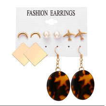 Charger l&#39;image dans la galerie, 17KM Tassel Acrylic Earrings For Women Bohemian Earrings Set Big Geometric Drop Earring 2019 Brincos Female DIY Fashion Jewelry