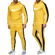 Load image into Gallery viewer, Brand Tracksuit men thermal underwear Men Sportswear Sets Fleece Thick hoodie+Pants Sporting Suit Malechandal hombre New 2019