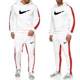 Brand Tracksuit men thermal underwear Men Sportswear Sets Fleece Thick hoodie+Pants Sporting Suit Malechandal hombre New 2019