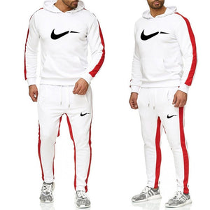 Brand Tracksuit men thermal underwear Men Sportswear Sets Fleece Thick hoodie+Pants Sporting Suit Malechandal hombre New 2019