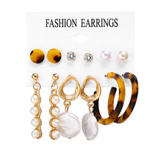 Load image into Gallery viewer, 17KM Tassel Acrylic Earrings For Women Bohemian Earrings Set Big Geometric Drop Earring 2019 Brincos Female DIY Fashion Jewelry