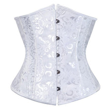 Load image into Gallery viewer, SEXY Gothic Underbust Corset and Waist cincher Bustiers Top Workout Shape Body Belt Plus size Lingerie S-6XL