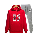 Autumn comfort Jordan 23 sportswear sweatshirt men's hoodie and sweatpants fashion jogger men's suit spring street sportswear jo