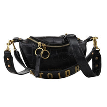 Load image into Gallery viewer, CCRXRQ Alligator Women Handbags High Quality PU Leather Ladies Shoulder Bags Brand Designer Crossbody Bag Chain Saddle Chest Bag