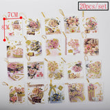 36pcs/lot Christmas Card Pendant Santa Claus Greeting Cards Kids New Year Postcard Gift Card Xmas Thanks Cards For Xms Day