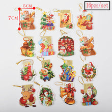 Laden Sie das Bild in den Galerie-Viewer, 36pcs/lot Christmas Card Pendant Santa Claus Greeting Cards Kids New Year Postcard Gift Card Xmas Thanks Cards For Xms Day