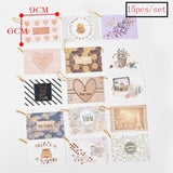 36pcs/lot Christmas Card Pendant Santa Claus Greeting Cards Kids New Year Postcard Gift Card Xmas Thanks Cards For Xms Day