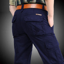 गैलरी व्यूवर में इमेज लोड करें, ICPANS Cargo Pants Mens Cotton Military Multi-pockets Baggy Men Pants Casual Trousers Overalls Army Pants Joggers Size 42 44