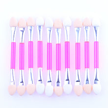 Carica l&#39;immagine nel visualizzatore di Gallery, 10pcs/set Eyeshadow Applicator Brush Sponge single head Tipped Oval Make Up Supplies Portable Makeup Tools Set