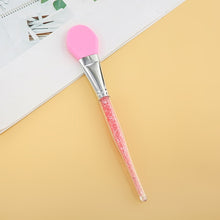 Charger l&#39;image dans la galerie, 2019 Hot Sale Silicone Face Mask Brush for Facials Hairless Applicator Tools Rhinestone Handle