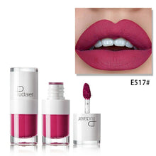 Carica l&#39;immagine nel visualizzatore di Gallery, Matte liquid lipstick waterproof red makeup long-lasting matte lip tattoo rich lip gloss rouge makeup tools