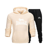 Brand Clothing Men's Casual Sweatshirts Pullover Cotton Men tracksuit Hoodies Two Piece +Pants Sport Shirts Autumn Winter Set