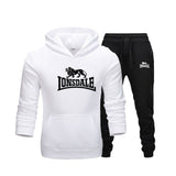 Brand Clothing Men's Casual Sweatshirts Pullover Cotton Men tracksuit Hoodies Two Piece +Pants Sport Shirts Autumn Winter Set