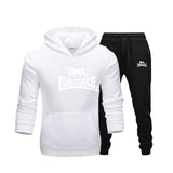 Brand Clothing Men's Casual Sweatshirts Pullover Cotton Men tracksuit Hoodies Two Piece +Pants Sport Shirts Autumn Winter Set