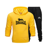 Brand Clothing Men's Casual Sweatshirts Pullover Cotton Men tracksuit Hoodies Two Piece +Pants Sport Shirts Autumn Winter Set
