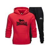 Brand Clothing Men's Casual Sweatshirts Pullover Cotton Men tracksuit Hoodies Two Piece +Pants Sport Shirts Autumn Winter Set