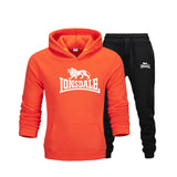 Brand Clothing Men's Casual Sweatshirts Pullover Cotton Men tracksuit Hoodies Two Piece +Pants Sport Shirts Autumn Winter Set