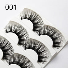 Load image into Gallery viewer, 5Pairs 3D Faux Mink Hair False Eyelashes Natural/Thick Long Eye Lashes Wispy Fluffy Lashes  Makeup Beauty Extension Tools