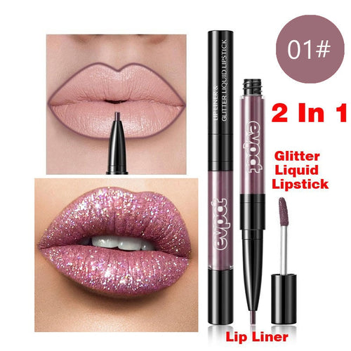 Diamond Liquid Lipstick Matte Red Lip Long Lasting Waterproof Make Up Lip Stick Nude Pink Lips Liner Pencil Gloss Makeup YXL