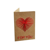 Happy Birthday Gift Postcard Retro Envelope 3D Pop-up Greeting Card Paper Origami Handmade Valentine\'s Day Cutting
