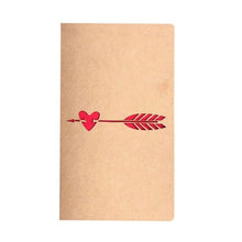 गैलरी व्यूवर में इमेज लोड करें, Happy Birthday Gift Postcard Retro Envelope 3D Pop-up Greeting Card Paper Origami Handmade Valentine\&#39;s Day Cutting