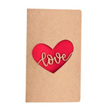 Happy Birthday Gift Postcard Retro Envelope 3D Pop-up Greeting Card Paper Origami Handmade Valentine\'s Day Cutting