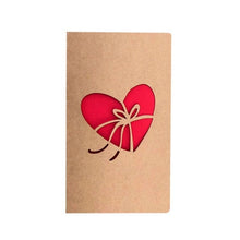 Cargar imagen en el visor de la galería, Happy Birthday Gift Postcard Retro Envelope 3D Pop-up Greeting Card Paper Origami Handmade Valentine\&#39;s Day Cutting