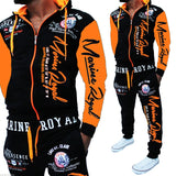 Gentlemen Ladies Tracksuit Jogging Pants Jacket Pants Fitness Matching Arms Hip Hop Streetwear Casual Fashion Male Sets