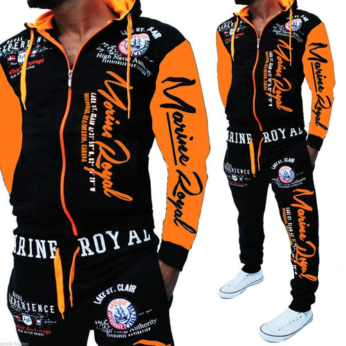 Gentlemen Ladies Tracksuit Jogging Pants Jacket Pants Fitness Matching Arms Hip Hop Streetwear Casual Fashion Male Sets