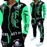 Gentlemen Ladies Tracksuit Jogging Pants Jacket Pants Fitness Matching Arms Hip Hop Streetwear Casual Fashion Male Sets