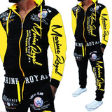 Gentlemen Ladies Tracksuit Jogging Pants Jacket Pants Fitness Matching Arms Hip Hop Streetwear Casual Fashion Male Sets