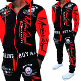 Gentlemen Ladies Tracksuit Jogging Pants Jacket Pants Fitness Matching Arms Hip Hop Streetwear Casual Fashion Male Sets