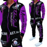Gentlemen Ladies Tracksuit Jogging Pants Jacket Pants Fitness Matching Arms Hip Hop Streetwear Casual Fashion Male Sets