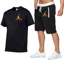गैलरी व्यूवर में इमेज लोड करें, Men&#39;s New Jordan short-sleeved t-shirt short pants men fashion print fun t-shirt 2019 summer casual t-shirt shorts suit