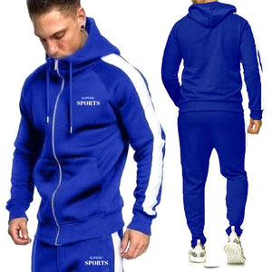 5 colors optional 2019 new brand men's clothing jogging fitness tracksuit men street casual men's suit M-XXL size